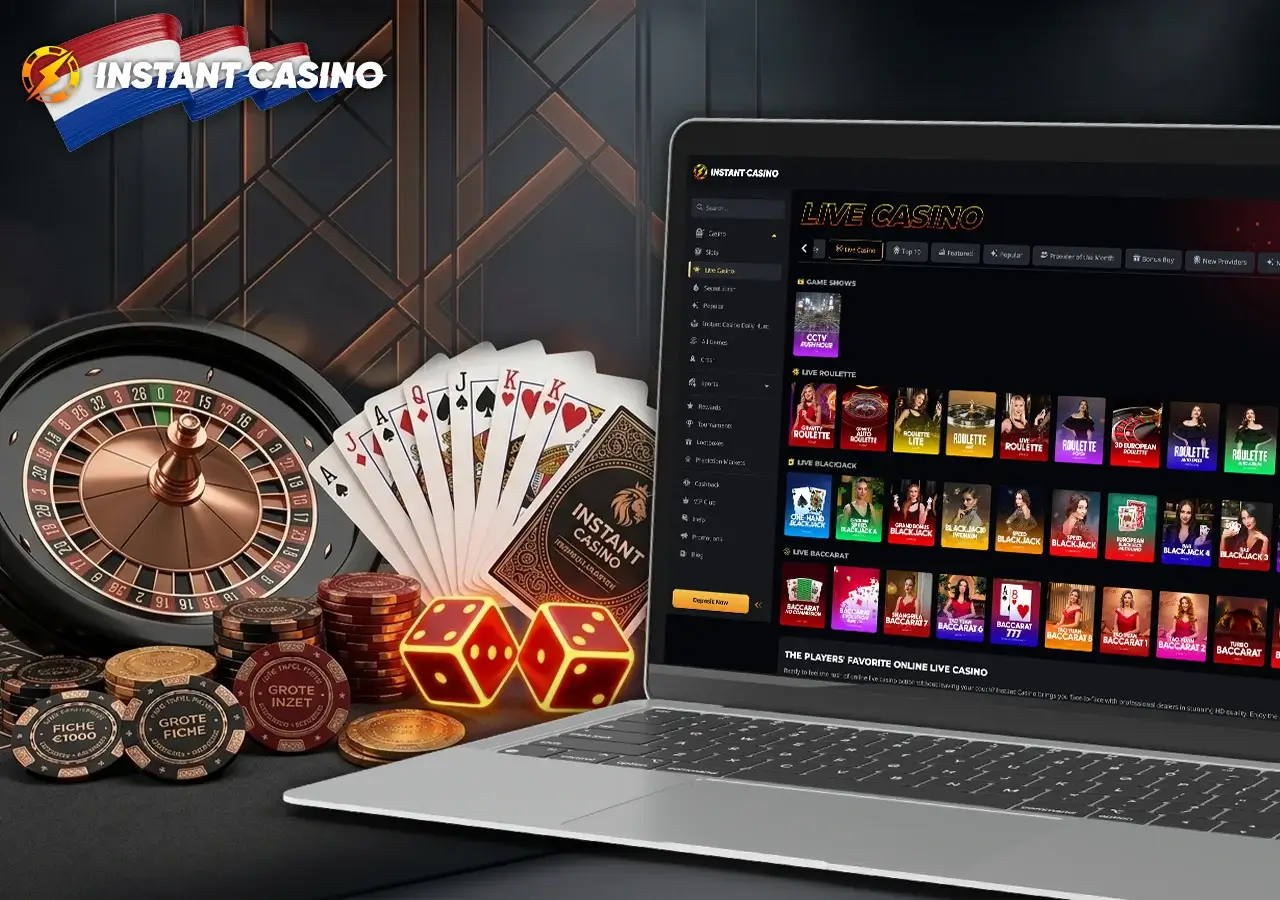 Realtime casinospellen met echte dealers en klassieke tafelspelen voor spelers.